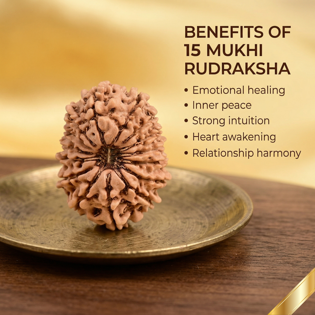 Natural 15 Mukhi Rudraksha (Nepali)