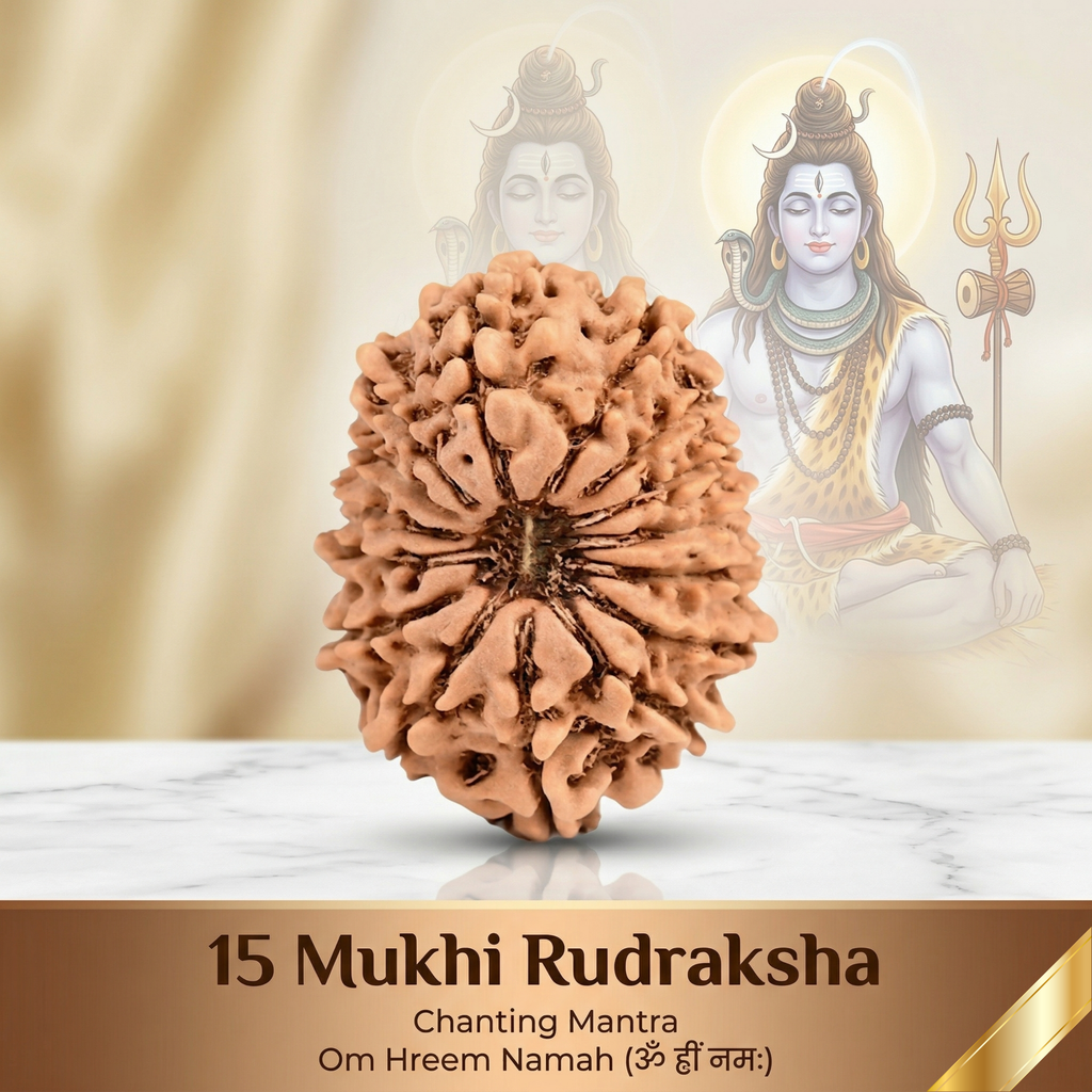 Natural 15 Mukhi Rudraksha (Nepali)