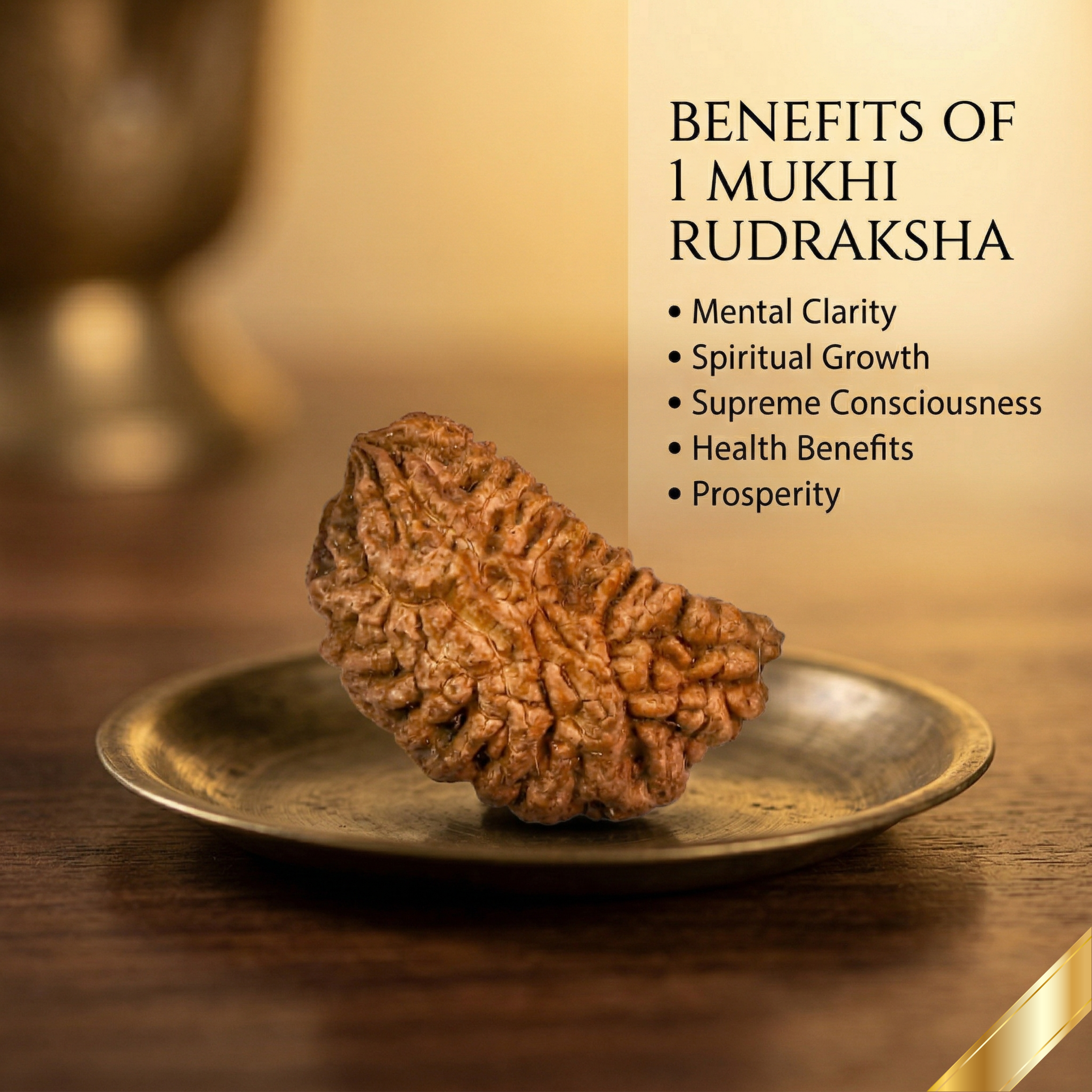 Natural 1 Mukhi Rudraksha (Nepali)