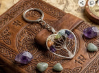 7 Chakra Heart Key Chain