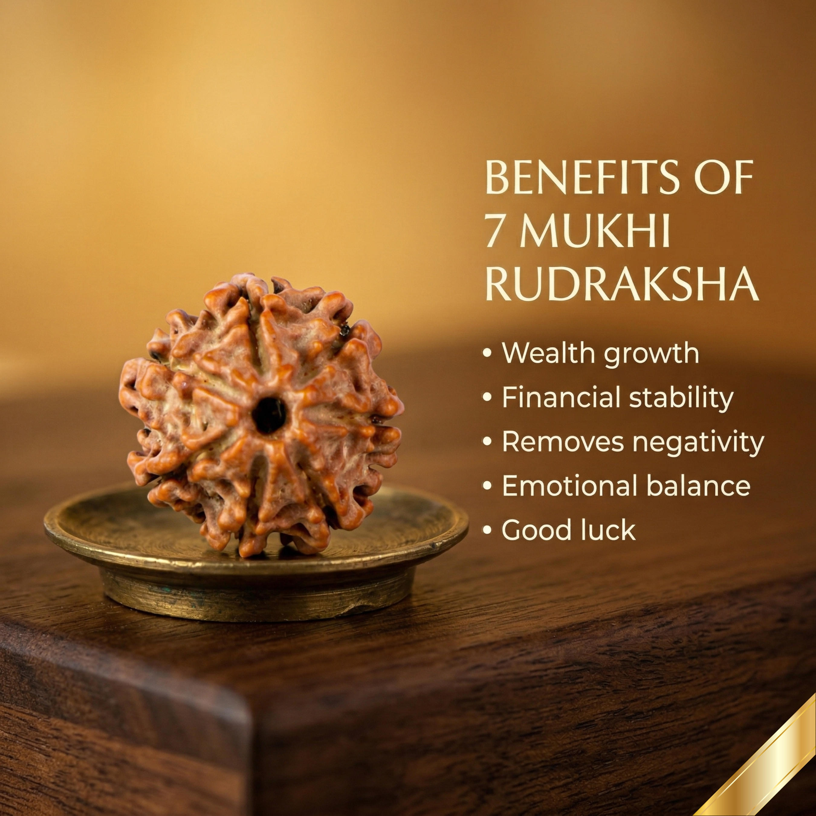 Natural 7 Mukhi Rudraksha (Nepali)