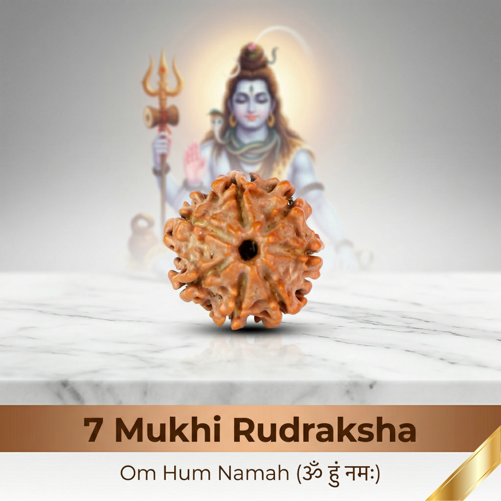 Natural 7 Mukhi Rudraksha (Nepali)