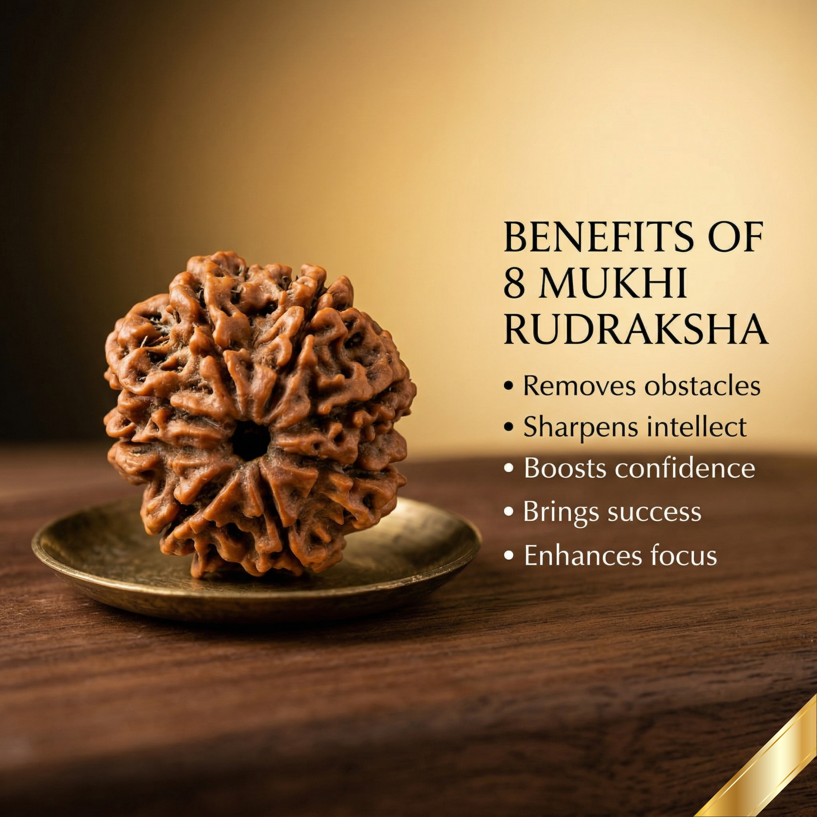 Natural 8 Mukhi Rudraksha (Nepali)
