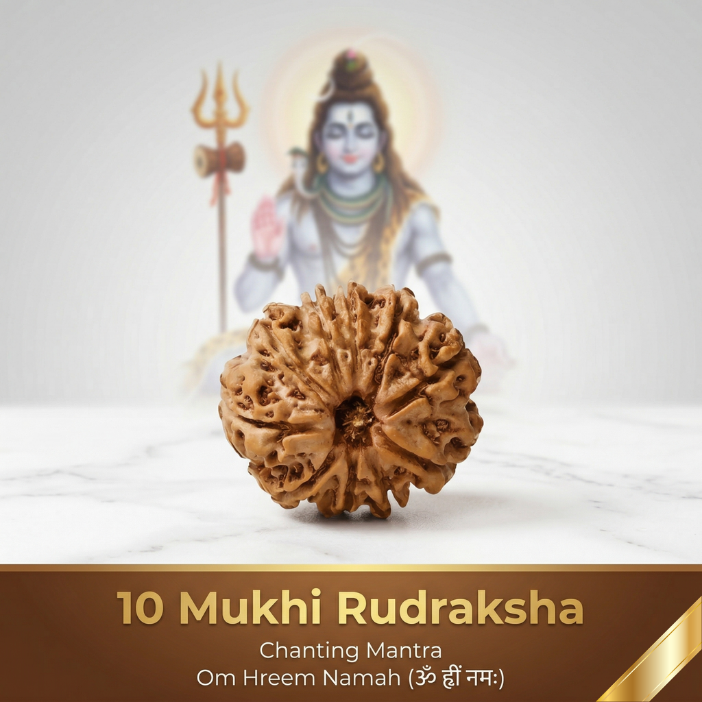 Natural 10 Mukhi Rudraksha (Nepali)