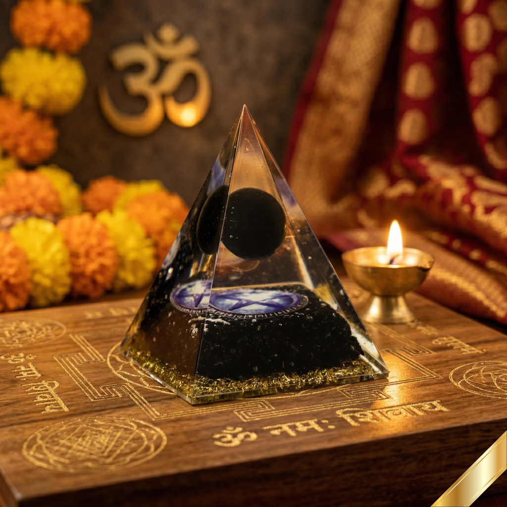 Evil Eye Protection Pyramid Vastu Yantra
