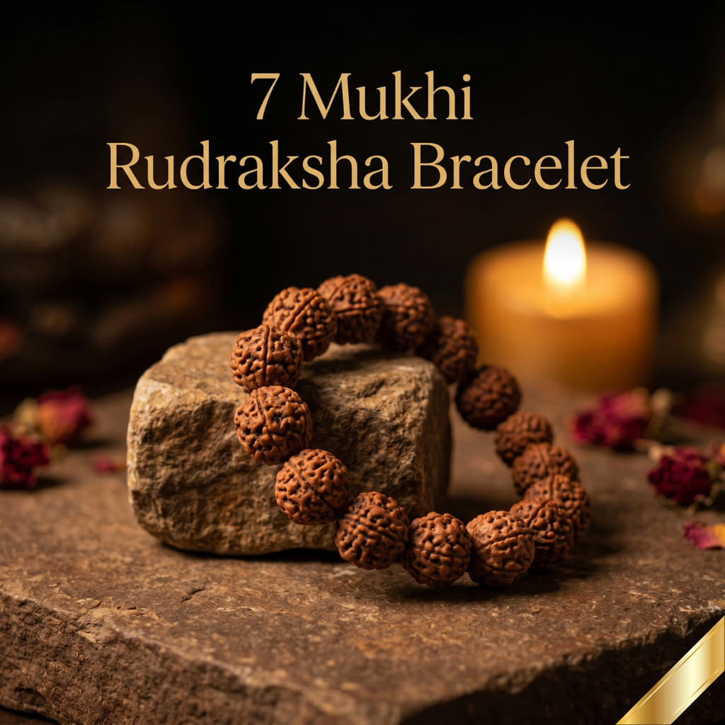 7 Mukhi Rudraksha Bracelet