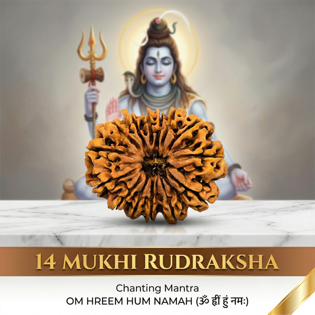Natural 14 Mukhi Rudraksha (Nepali)